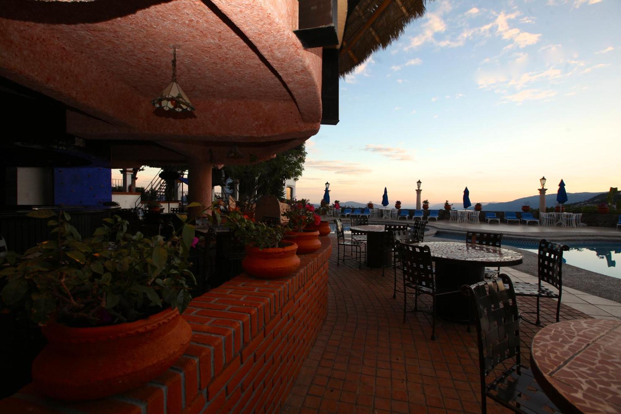 Hotel Montetaxco Exteriér fotografie View of the restaurant